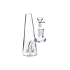 Portable 14mm Matrix Perc Cone Bong Glass Water Pipe with Flower Bowl