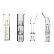 Straight Bent 14mm Female Matrix Perc Bubbler Glass Water Pipe Bong